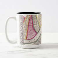 Tasse historique de carte de la Nouvelle-Orléans