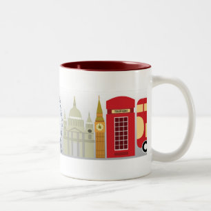 2 Couleurs Tasse iconique de Londres