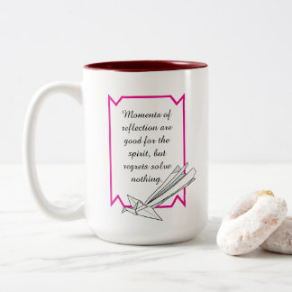 2 Couleurs Tasse Inspirante de Simple Réflexion mais sans Reg
