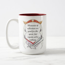 2 Couleurs Tasse Inspirante Réfléchir mais ne pas Regretter