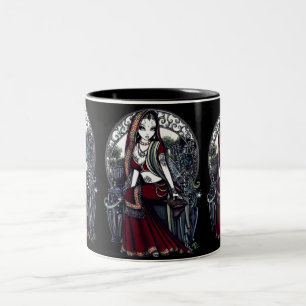 2 Couleurs Tasse inspirée orientale d'imaginaire d'Ayanna