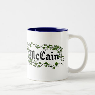 2 Couleurs Tasse irlandaise celtique de rampement de lierre