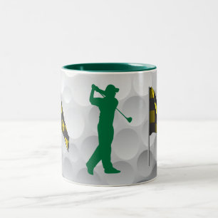2 Couleurs Tasse jouante au golf de golf