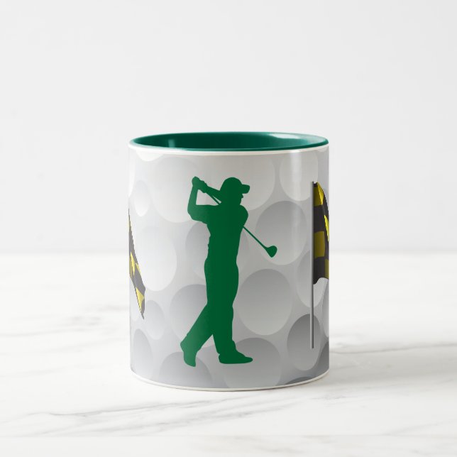 2 Couleurs Tasse jouante au golf de golf (Centre)