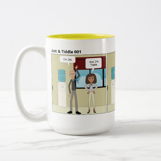 2 Couleurs Tasse JT001 (Gauche)