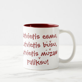 2 Couleurs Tasse letton