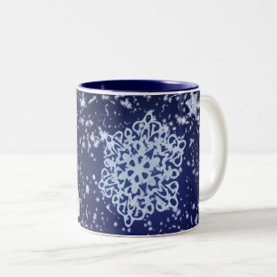 2 Couleurs Tasse Longue Nuit d'Hiver