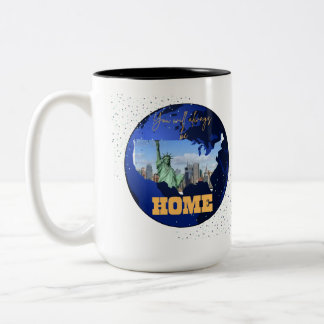 2 Couleurs Tasse Magique Photo Personnalisée Carte du Pays Vo