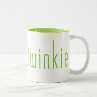 2 Couleurs Tasse maigre de Twinkie - vert