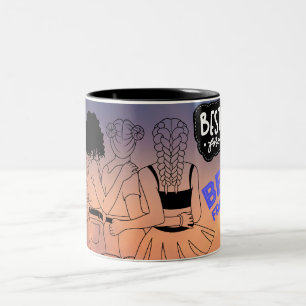 2 Couleurs Tasse Meilleures Amies pour Toujours avec Enfants 