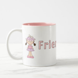 2 Couleurs Tasse mignonne et Girly d'amitié