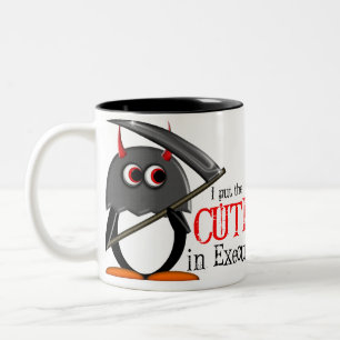 2 Couleurs Tasse mignonne mauvaise de bourreau de Penguin™