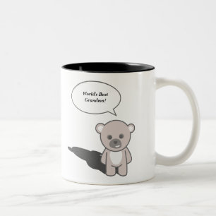 2 Couleurs Tasse mignonne (personnalisez)