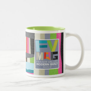 2 Couleurs Tasse moderne d'édredon de FVMQG