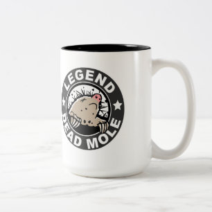 2 Couleurs Tasse morte de taupe de légende