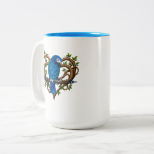 2 Couleurs Tasse Motivante Perroquet Gris Africain Inspirée