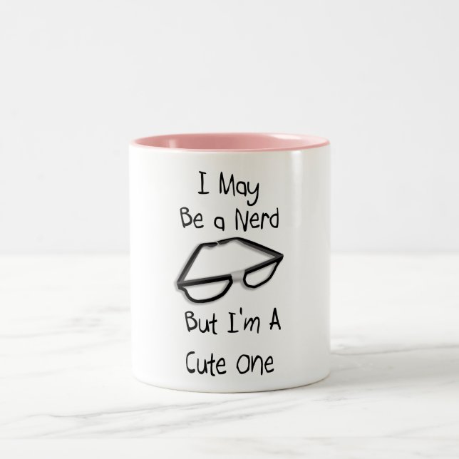 2 Couleurs Tasse nerd (Centre)