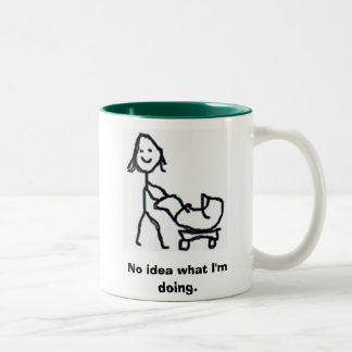 2 Couleurs Tasse novice de maman