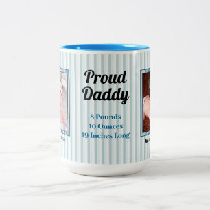 2 Couleurs Tasse OBSOLÈTE de bébé pour le papa