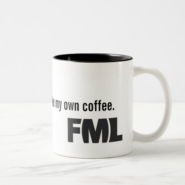 2 Couleurs Tasse officielle de FML : Fait maison (Droit)