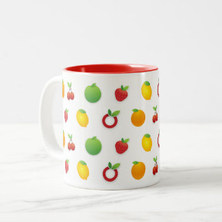 2 Couleurs Tasse OG Salade de Fruits
