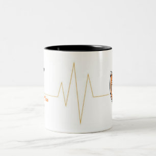 2 Couleurs Tasse orange #7 d'impulsion