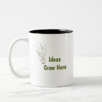 Tasse personnalisée avec ampoule botanique