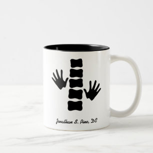 2 Couleurs Tasse personnalisée de chiroprakteur