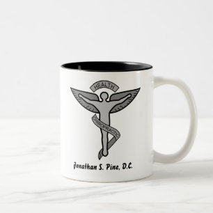 2 Couleurs Tasse personnalisée de chiroprakteur