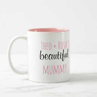 2 Couleurs Tasse personnalisée de maman