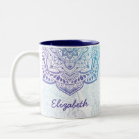 Tasse personnalisée Luna Mandala 11 oz