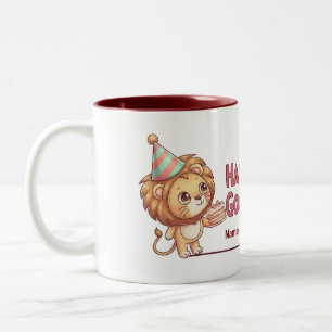 2 Couleurs Tasse personnalisée pour l'anniversaire de garçons
