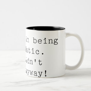 2 Couleurs Tasse pessimiste