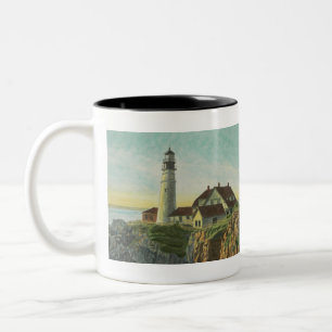 2 Couleurs Tasse Phare de Portland Head
