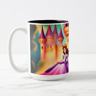 2 Couleurs tasse photo princesse,