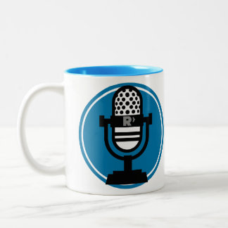 2 Couleurs Tasse Podcasting de ricochet