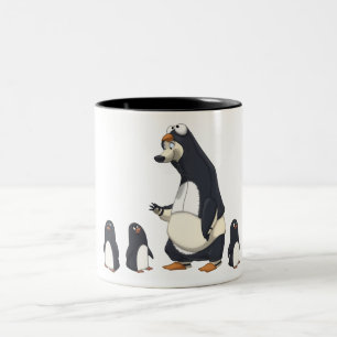 2 Couleurs Tasse polaire de pingouin