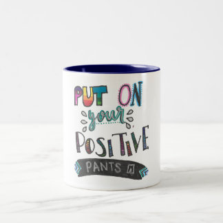 2 Couleurs Tasse positive de pantalon