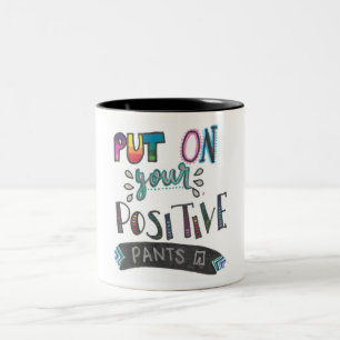 2 Couleurs Tasse positive de pantalon