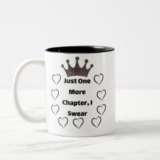 2 Couleurs Tasse pour amoureux de livres Just One More Chapte