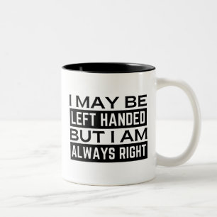 2 Couleurs Tasse pour gauchers