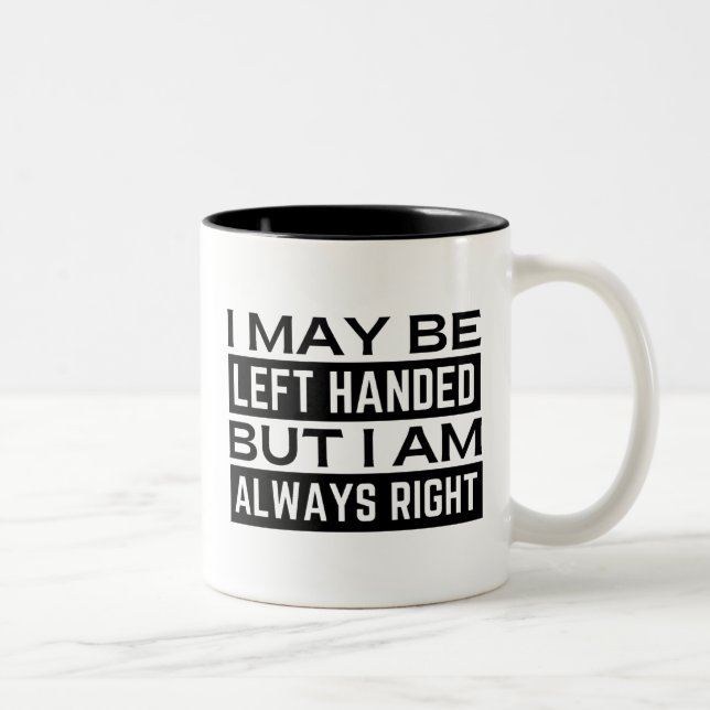 2 Couleurs Tasse pour gauchers (Droit)