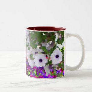 2 Couleurs Tasse pourpre de profusion