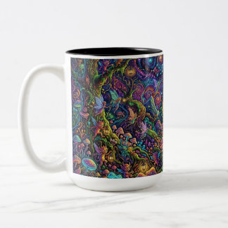 2 Couleurs Tasse psychédélique Tripante
