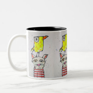 2 Couleurs Tasse Puddy Cat & Canary 325 ml