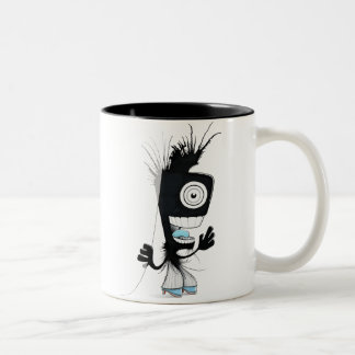 2 Couleurs Tasse quotidienne de monstre
