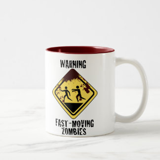 2 Couleurs Tasse rapide sanglante de zombis