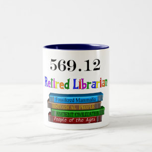 2 Couleurs Tasse retirée du bibliothécaire 569,0 (système