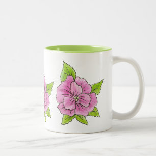 2 Couleurs Tasse rose