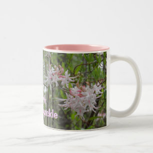 2 Couleurs Tasse rose de chèvrefeuille